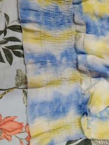 Tie-Dye Off-Shoulder Top