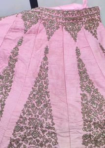 Beautiful Pink Embroidered Lehenga