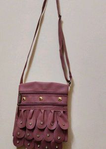 Chic Dusty Rose Crossbody Bag