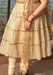 Elegant Tiered Anarkali Suit