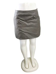 Faux Leather Mini Skirt Size 32