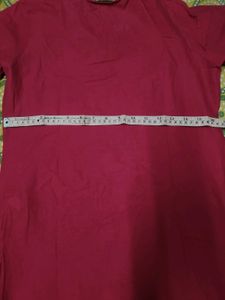 Pink Kurta with Gold Embellishments