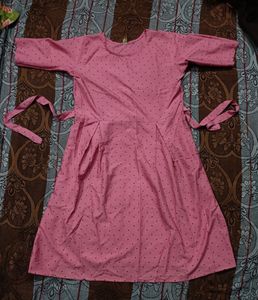 Pink Polka Dot Dress