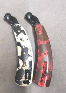 Pair Of 2 Banana Clips OffWhite🤍🖤 & Red♥️BLack🖤