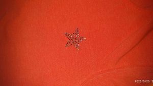 Coral Star Sparkle Tee