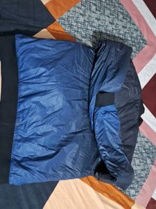 Men's Blue Ombre Bomber Jacket