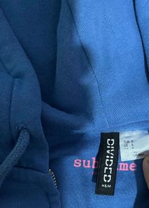 Blue Sun Graphic Zip-Up Hoodie