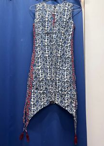 Stylish Printed Asymmetric Kurta