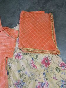 Women's Floral Kurta Set with Dupatta