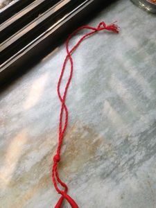 HANDMADE BENGALI  Red &amp; White Shell Necklace &amp;