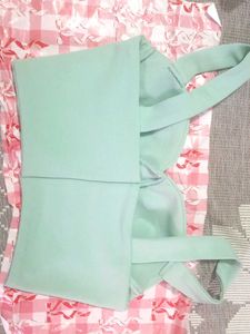Mint Green Bustier Crop Top