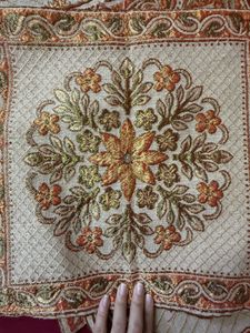 Elegant Embroidered Cushion Cover Set (5 pcs)