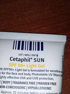 Cetaphil Sun SPF 50+ Light Gel