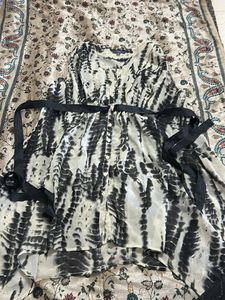 Chic Tie-Dye Dress Material