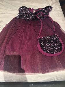 Sparkly Sequin Dress with Matching Bag