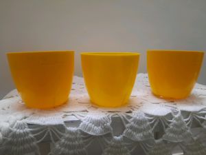 PLANTER (Set of 2) Yellow Color