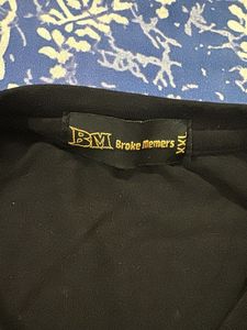 Graphic Print Black T-Shirt