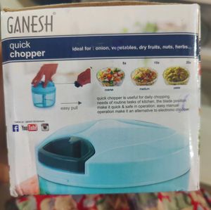 Ganesh Quick Choper Functionally Easy Unbreakable.