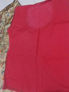 lehenga suit with cotton jod odhni