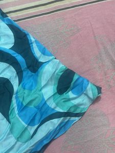 Retro Swirl Print Mini Dress