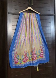 Beautiful Lace Printed Kurta Set with Dupatta