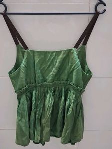 Green Cami Top