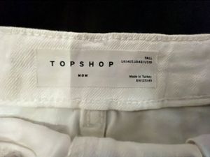White Denim Cutoff Shorts