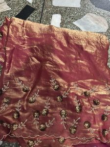 Designer Embroidered Silk Saree
