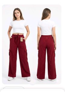 Maroon Cargo Pants