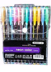 METALLIC NEON COLORS PENS @SALE
