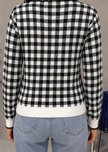 B&amp;W Checks Sweatshirt