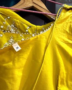 Yellow Haldi Sharara Set