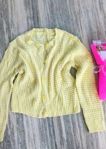Pinterest butter yellow cardigan