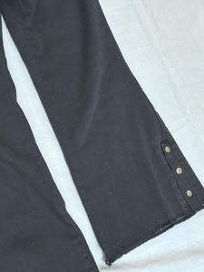 Stylish Black Flare Jeans