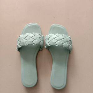 Braided Slide Sandals - Size 7