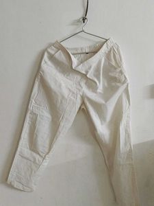 White Casual Kurta Pants