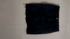 Distressed Denim Shorts