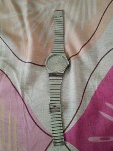 Classic Silver Tone Watch