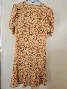 Floral Print Midi Dress