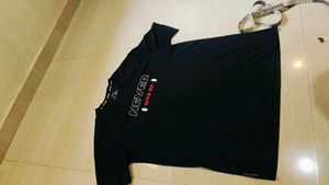 Hrx Black Fancy Tshirt