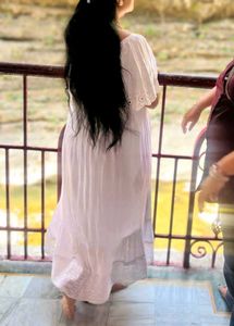 White off shoulder Maxi Dress