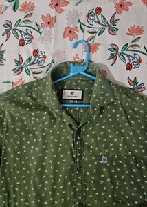 Green Patterned Shirt