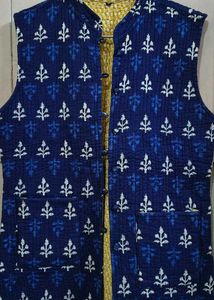 Double sided half jacket for women 100% cotton