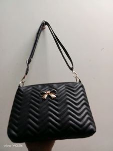 Black Colour Sling bag, Small In Size
