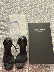 Saint Laurent Black Patent Heels