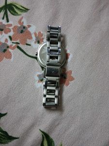 Fastrack Silver Stainless Steel Watch