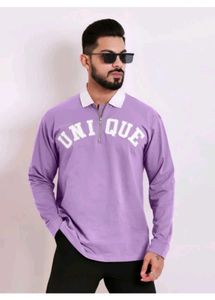 Unique Lavender Polo T-Shir