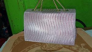 Sparkly brand new Pink Chain Handbag