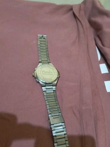 Men's Silver Band Watch