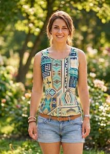 Boho Print Tank Top